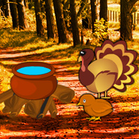 Free online html5 games - Turkey Forest Return Escape game 