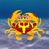 Free online html5 games - Underwater King Crab Rescue game 