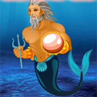 Free online html5 games - Underwater Poseidon Escape game 