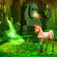 Free online html5 games - Unicorn Fantasy Valley Escape game 