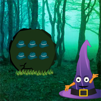 Free online html5 games - Wicked Hat Forest Escape game 