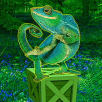 Free online html5 games - Wild Chameleon Forest Escape game 