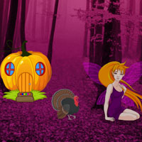 Free online html5 games - Wild Turkey Fairyland Escape game 