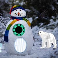 Free online html5 games - Winter Snowman Escape game 