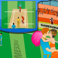 Free online html5 games - Cricket World Cup Kiss game 