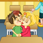 Free online html5 games - Kiddy Kissing game 