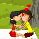 Free online html5 games - Picnic Kiss game 