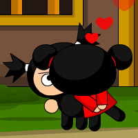 Free online html5 games - Pucca Kiss game 