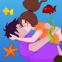 Free online html5 games - Sinking Kiss game 