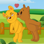 Free online html5 games - Teddy Love Kiss game 