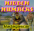 Free online html5 games - Hidden Numbers-Madagascar game 