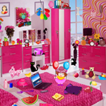 Free online html5 games - Pink Bedroom game 