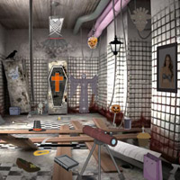 Free online html5 games - Scary Room Hidden Objects game 
