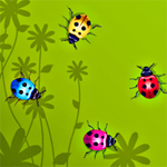 Free online html5 games - Color Bugs game 