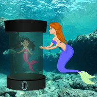Free online html5 games - Assist The Mermaid Child game 