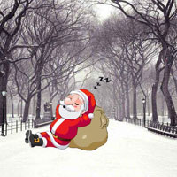 Free online html5 games - Awake The Sleeping Santa game 