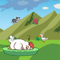 Free online html5 games - Awaken The Sleeping Hen game 