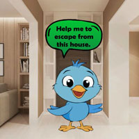 Free online html5 games - Blue Bird Escaped House game - Games2rule