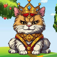 Free online html5 games - Cat King Escape game 