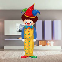 Clown Escape From House