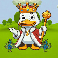 Free online html5 games - Duck King Meet Queen game 