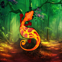 Free online html5 games - Enchanted Lizard Forest Escape HTML5 game - Games2rule 