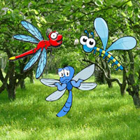 Free online html5 games - Escape From Dragonfly Forest game 