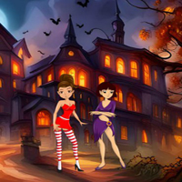 Free online html5 games - Friends Escape From Scary Village game - Games2rule 