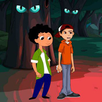 Free online html5 games - Friends Terrifying Wilderness Escape game - Games2rule