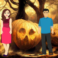 Free online html5 games - Frightening Jungle Couple Escape game 