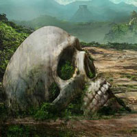 Free online html5 games - Giant Skull Land Escape HTML5 game 