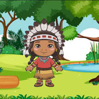 Free online html5 escape games - Girl Reach Thanksgiving Land