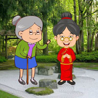 Free online html5 games - Grandma Friends Meetup game 