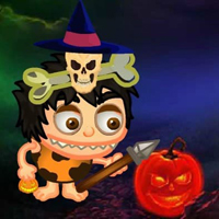 Free online html5 games - Halloween Cave Man Escape HTML5 game - Games2rule