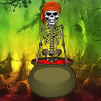 Free online html5 games - Halloween Witch Cauldron Escape HTML5 game - Games2rule