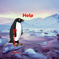 Free online html5 games - Heal The Wounded Penguin game 