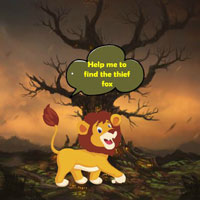 Free online html5 games - Lion Finds The Thief Fox game - Games2rule 