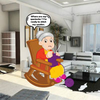 Free online html5 escape games - Look For Grandma Spectacles