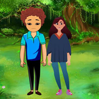 Free online html5 games - Mystery Jungle Siblings Escape game - Games2rule