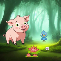 Free online html5 games - Piggy Escaped Mystical Forest game 