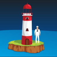 Free online html5 games - Sail Man Reach Light House game - Games2rule
