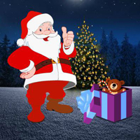 Free online html5 games - Santa Escape From Night Forest game 