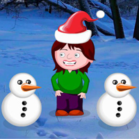 Free online html5 games - Tiny Girl Escaped Christmas Island game 