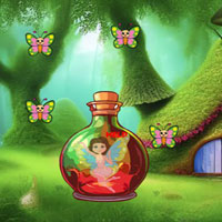 Free online html5 games - Trapped Butterfly Fairy Escape game 