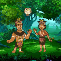 Free online html5 games - Tribes Reach The Hut game 