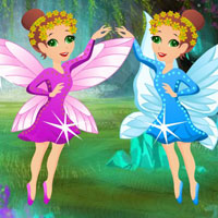 Free online html5 games - Twin Crystal Fairy Escape game 
