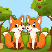 Free online html5 games - Twin Fox Escape game - Games2rule