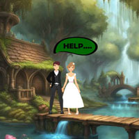 Free online html5 games - Wedding Pair Forest Escape game - Games2rule