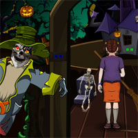 Free online html5 games - Halloween Tough Path Ahead game 