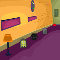 Free online html5 games - KnfGame Colourful House Escape game 